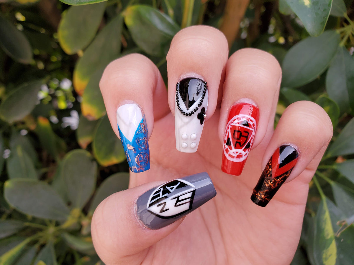 Ateez-The Real Kpop Nails || NailsbyAshtae – NailsbyAshTae