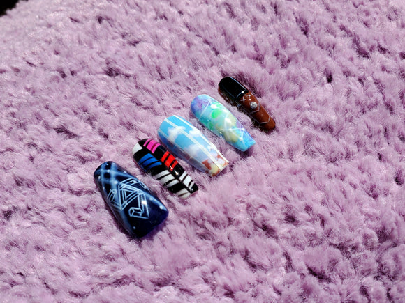 Seventeen - Rock With You Inspired Nails